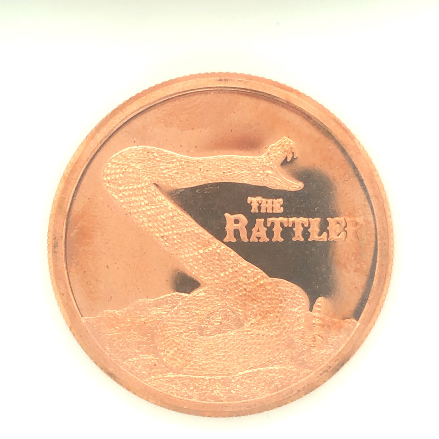 The Rattler 1 oz. .999 Copper Coin