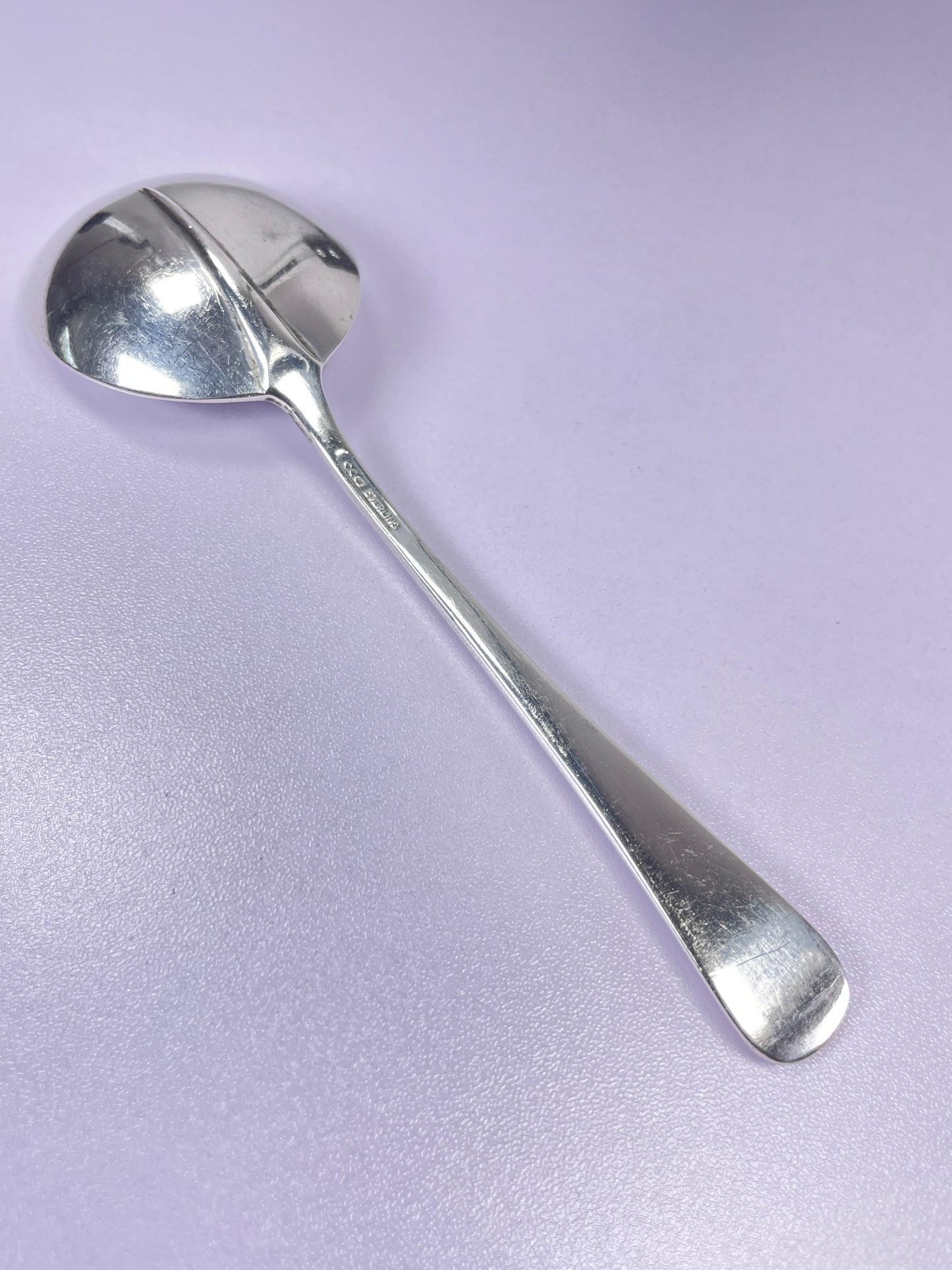 Antique Sterling Silver Rattail Antique Dominick and Haff Cream Soup Spoon 1.51 ozt Reed and Barton