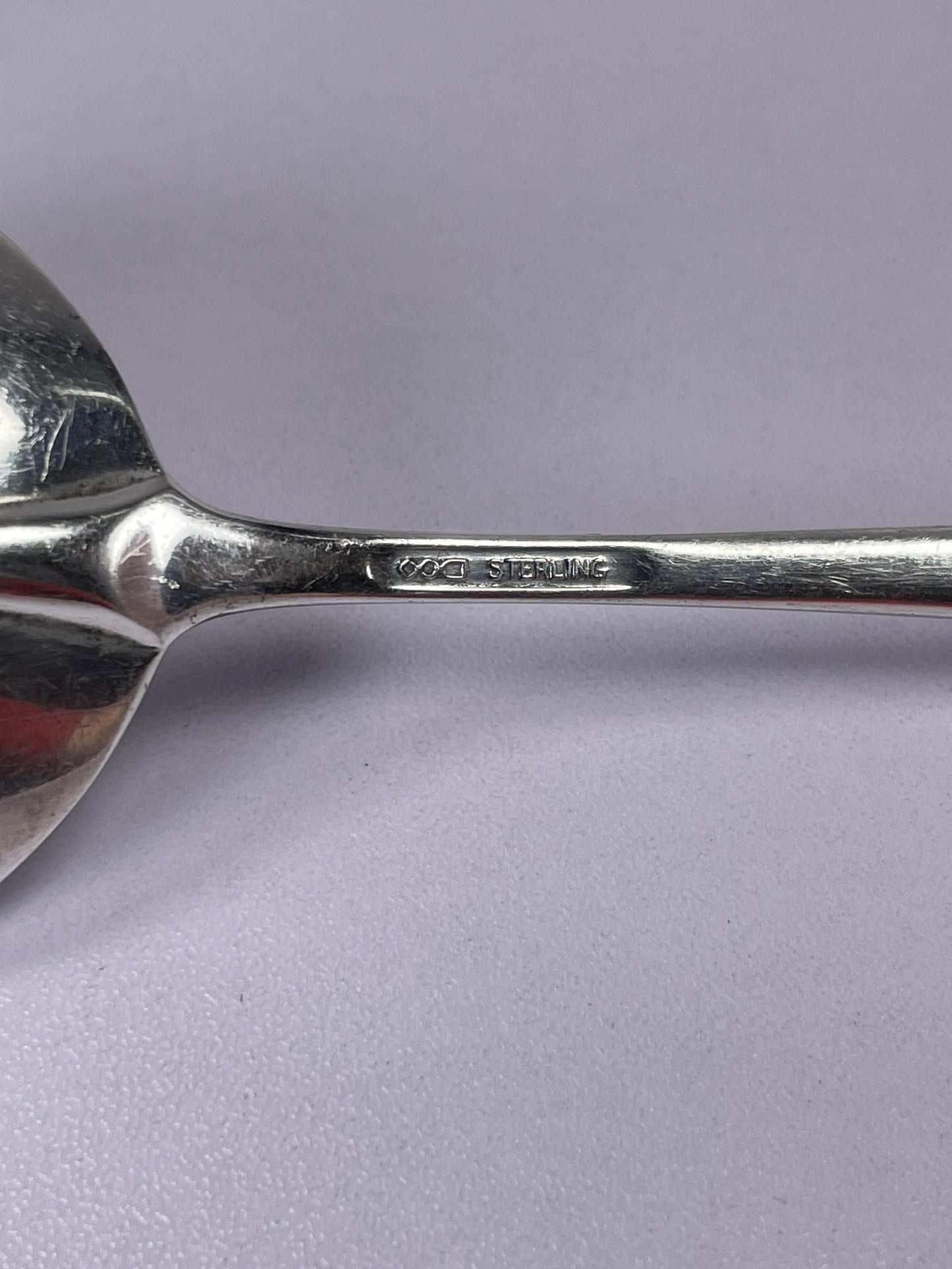 Antique Sterling Silver Rattail Antique Dominick and Haff Cream Soup Spoon 1.51 ozt Reed and Barton