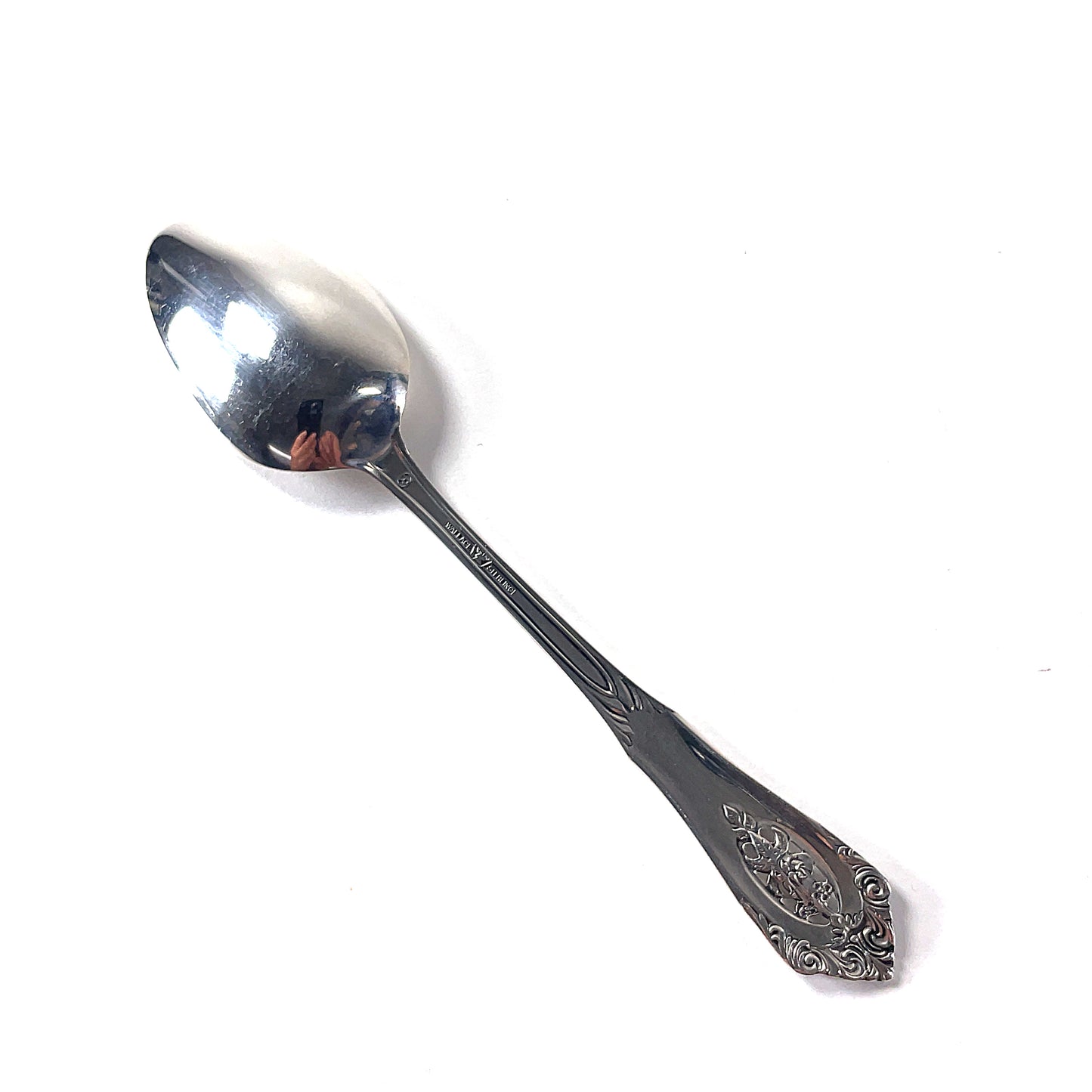 Wallace Rose Point Sterling Silver Teaspoon 6" No Mono