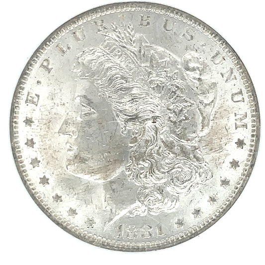 1881 $1 Morgan O Silver Dollar MS 63 NGC