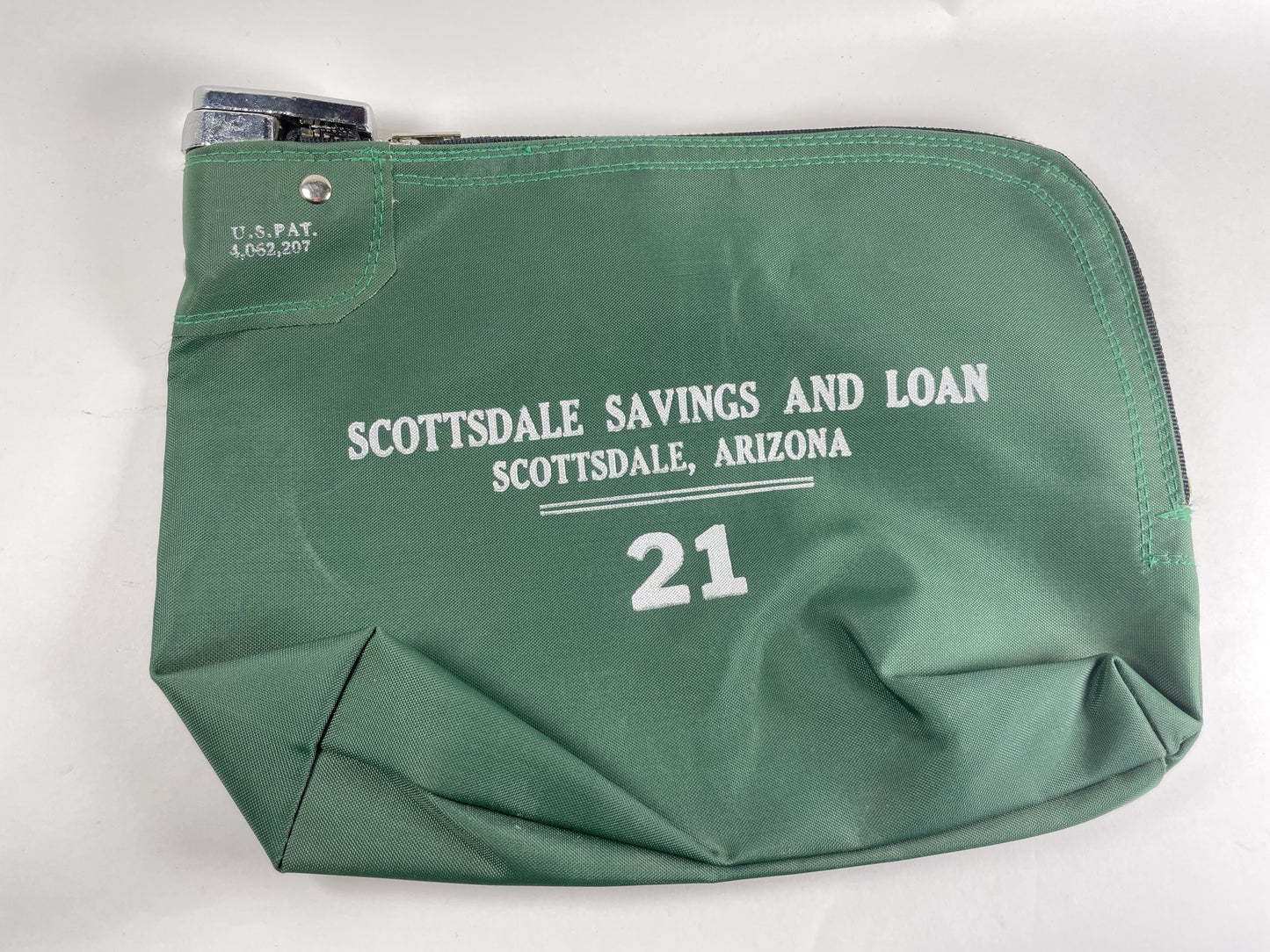 Scottsdale Savings and Loan New Old Stock Vintage Money Bag With Key
