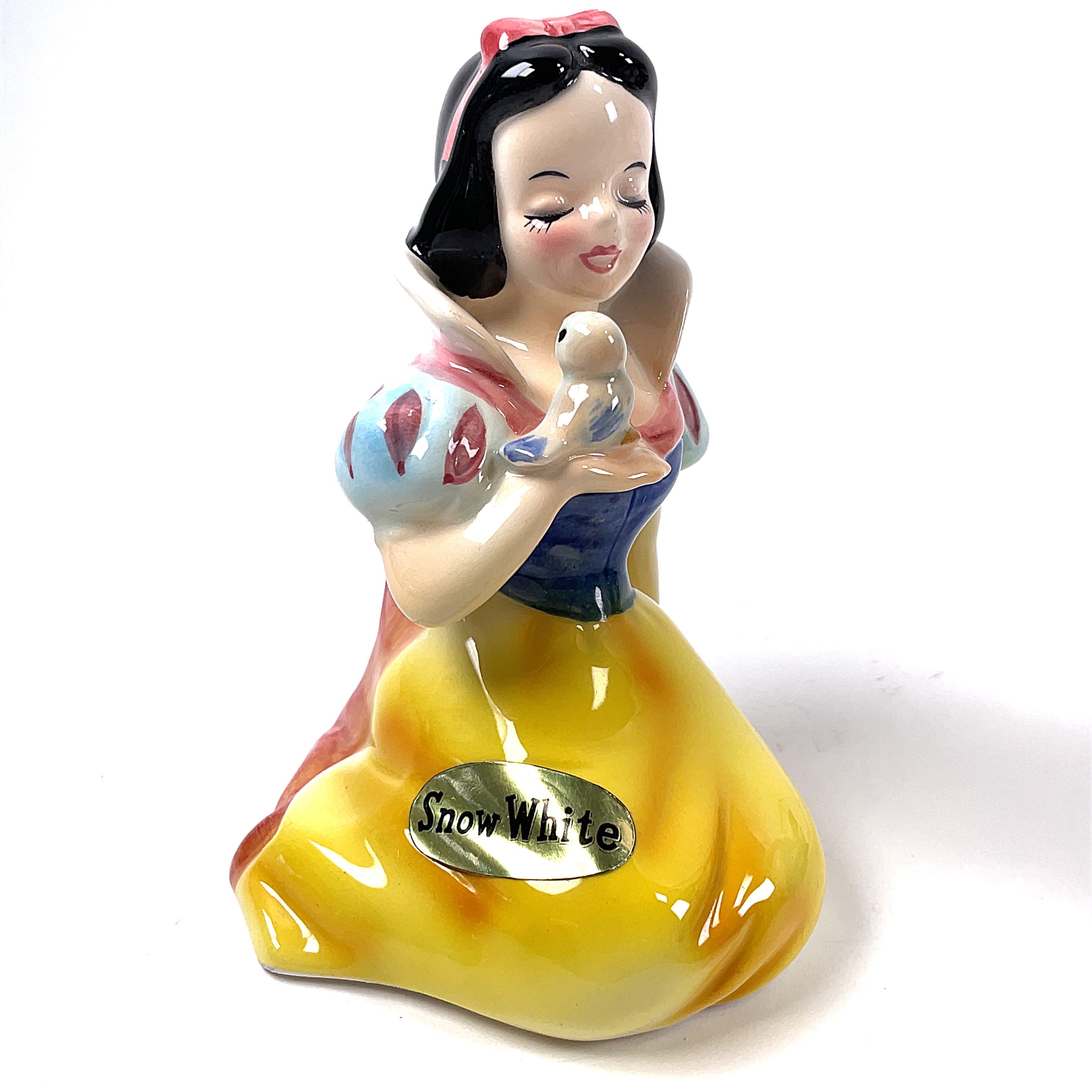 Vintage Enesco Snow White and the Seven Dwarfs Figurines Japan