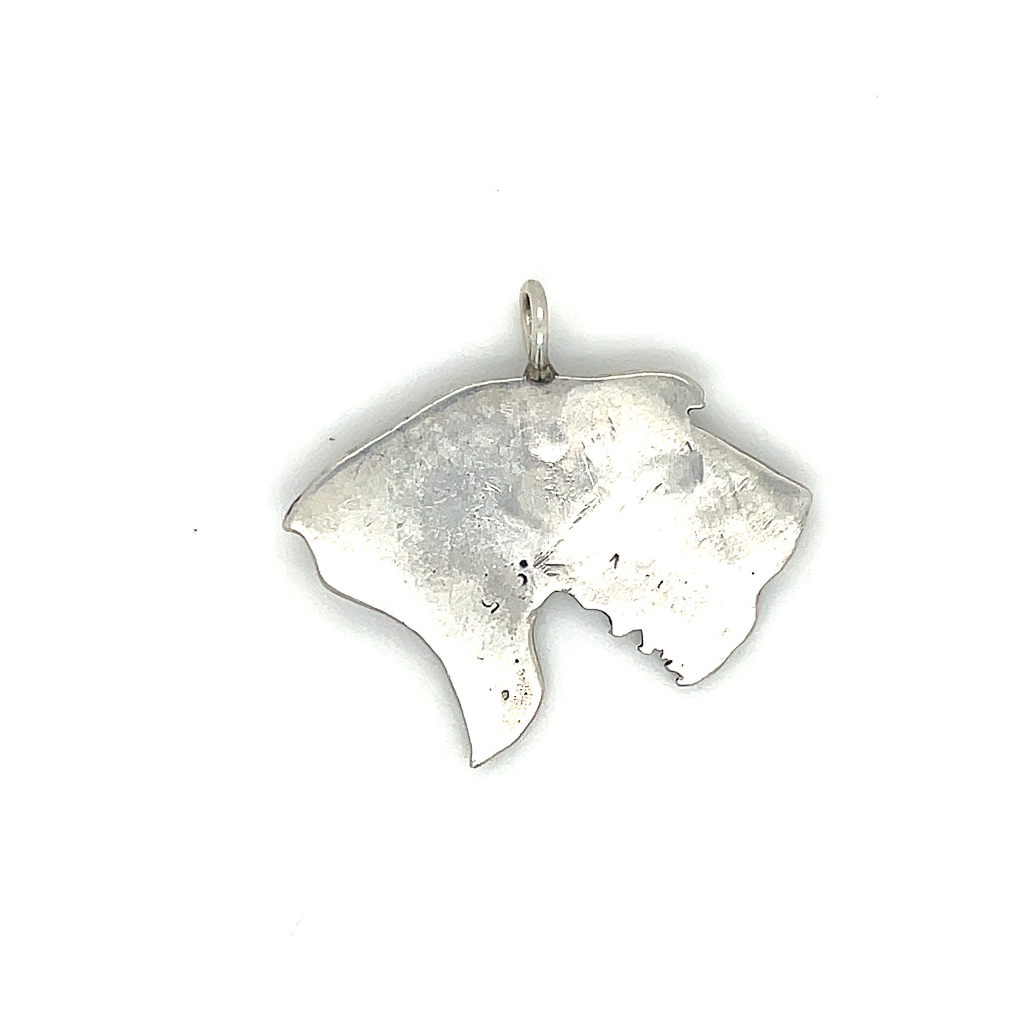 Vintage Sterling Silver Airdale Charm / Pendant 5.3g
