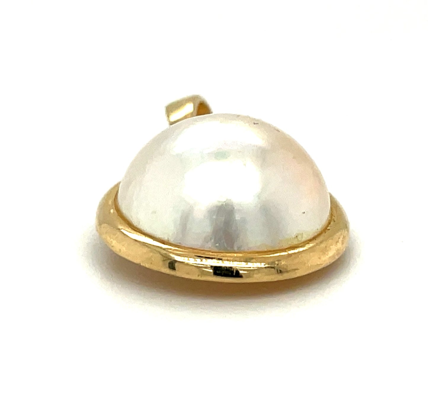 Vintage 14k Yellow Gold and Pearl Pendant 4.3 Grams