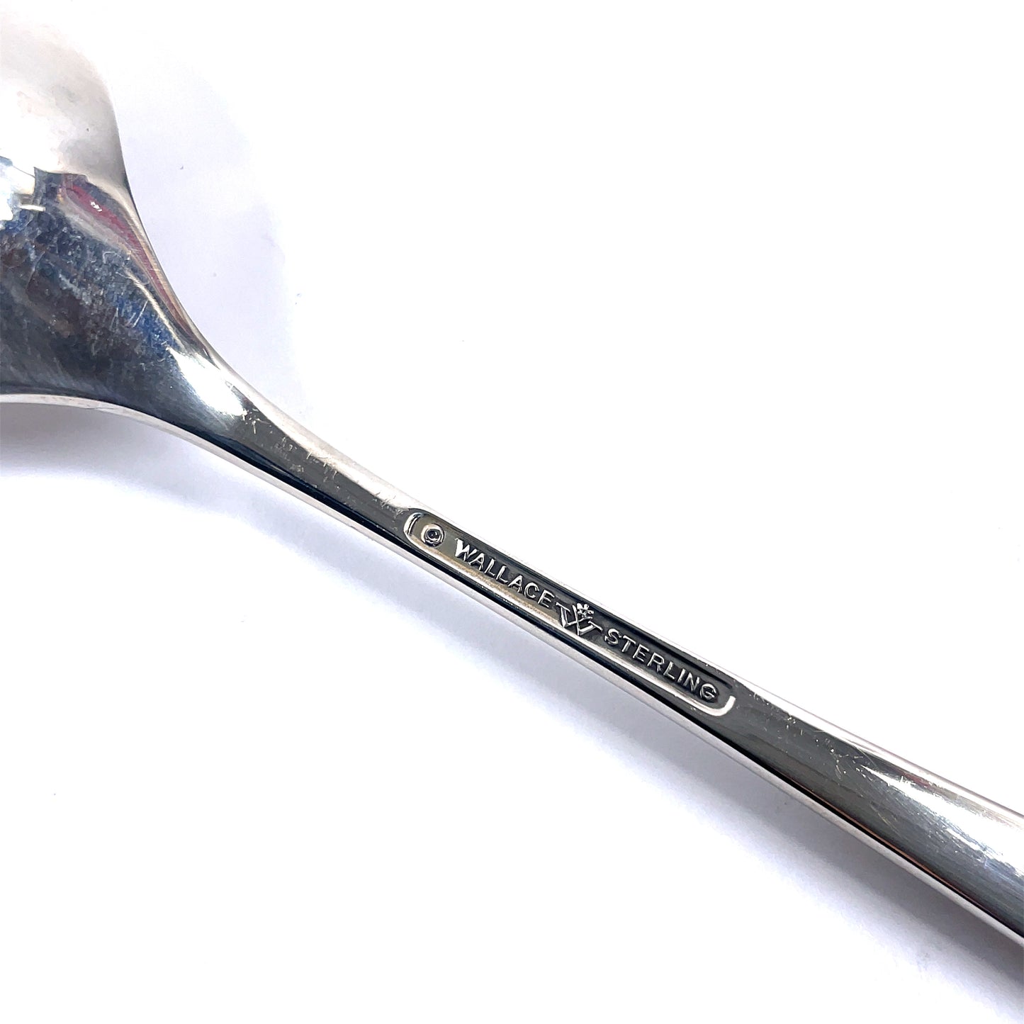 Spanish Lace by Wallace Sterling Silver Pierced Serving Spoon