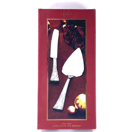 Lenox Holiday Cake Knife and Server Never Used